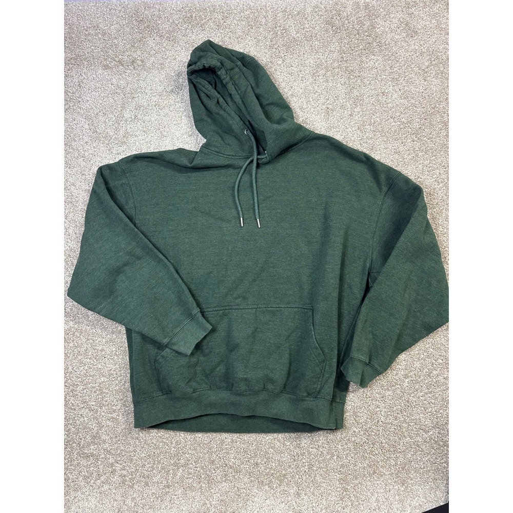 Starting Point Mens XXL Ultrasoft Fleece Pullover Hoodie Forest Green Heather